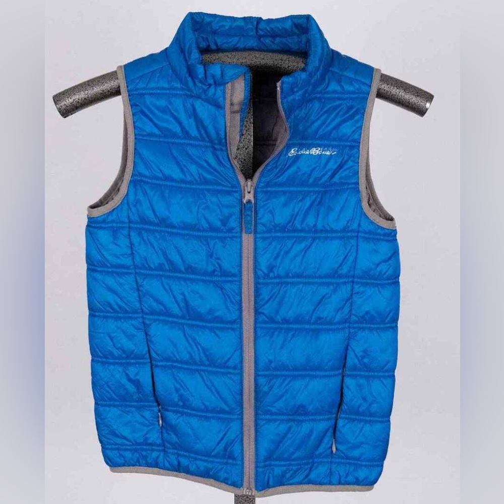 Eddie Bauer Kids Blue Children's Quilted Puffer Vest - Size 4T